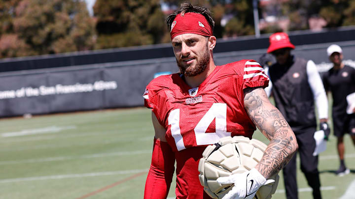 San Francisco 49ers wide receiver Ricky Pearsall (14)