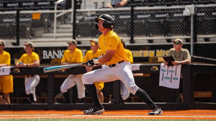 Southern Miss infielder Brady Waugh (27) during a fall scrimmage at Pete Taylor Park. Southern Miss infielder Brady Waugh (27) during a fall scrimmage at Pete Taylor Park.