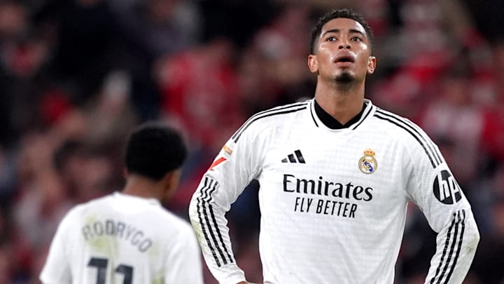 Jude Bellingham fez o gol de honra merengue no País Basco Jude Bellingham fez o gol de honra merengue no País Basco