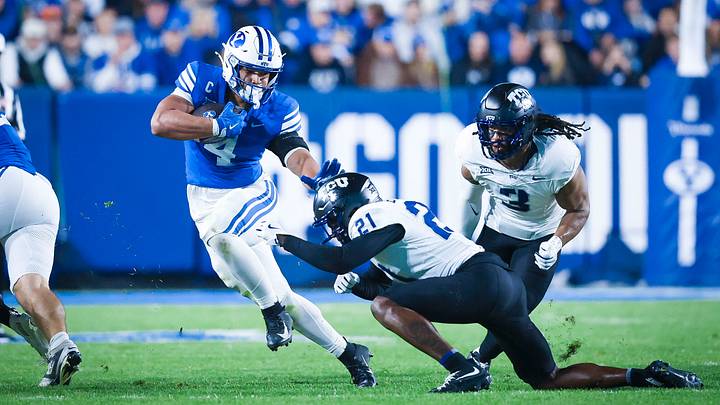 BYU RB LJ Martin against TCU BYU RB LJ Martin against TCU
