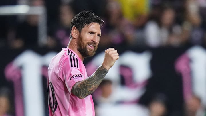 Lionel Messi has scored twice in each of Inter Miami CF's last five Major League Soccer matches.