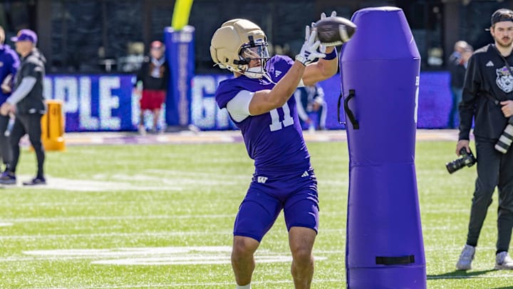 Jordan Clay was impressive even on a pass ruled incomplete in spring practice No. 5. 