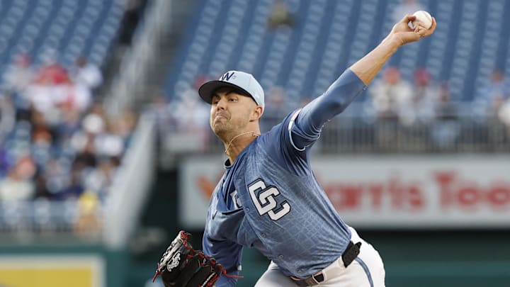 Washington Nationals starting pitcher MacKenzie Gore. Washington Nationals starting pitcher MacKenzie Gore.