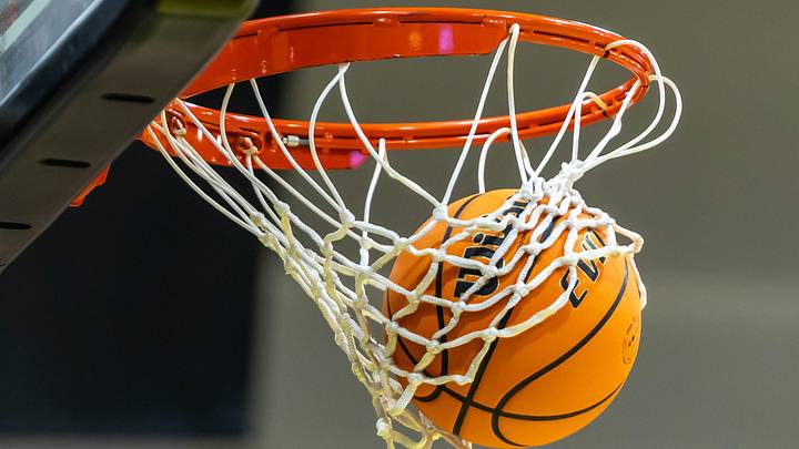 STOCK | A basketball tickles the net in the second half of the WPIAL Class 5A Section IV game between Moon Area and Montour at the Montour Athletic Center, Friday Feb. 5, 2026 in Robinson Twp., Pa. STOCK | A basketball tickles the net in the second half of the WPIAL Class 5A Section IV game between Moon Area and Montour at the Montour Athletic Center, Friday Feb. 5, 2026 in Robinson Twp., Pa.