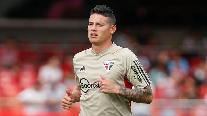 James Rodríguez chegou ao São Paulo neste meio de ano