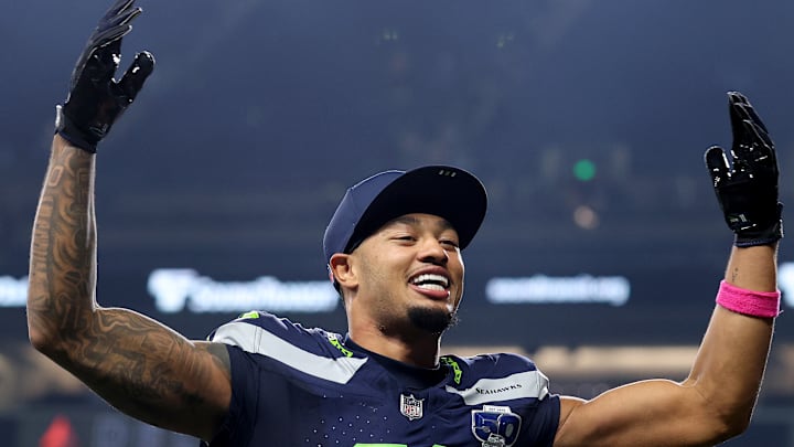 Jaxon Smith-Njigba of the Seattle Seahawks Jaxon Smith-Njigba of the Seattle Seahawks