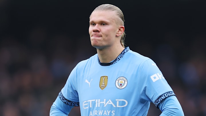 Erling Haaland did not enjoy himself against Everton