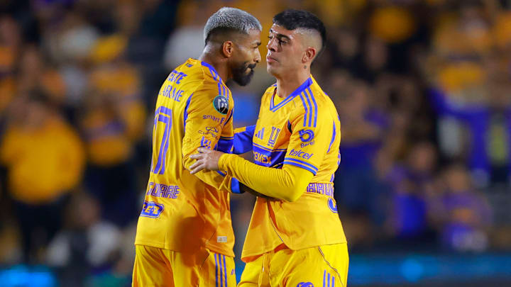 El uruguayo Rodrigo Aguirre logró su primer gol como felino El uruguayo Rodrigo Aguirre logró su primer gol como felino