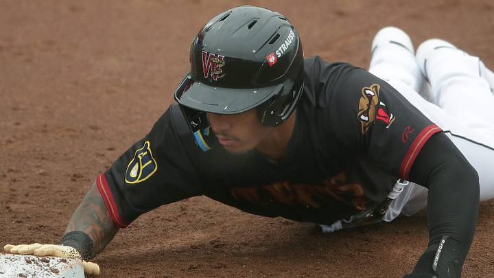 The Wisconsin Timber Rattlers’ Josiah Ragsdale (4) against the Peoria Chiefs during their baseball game at Neuroscience Group Field at Fox Cities Stadium in Grand Chute, Wis. on Wednesday, April 15, 2026 in Grand Chute, Wis. The Timber Rattlers defeated Peroria 7-4.
Wm. Glasheen USA TODAY NETWORK-Wisconsin