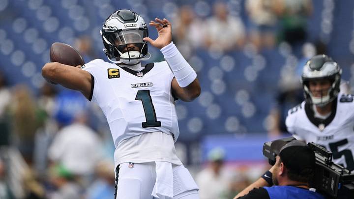The Philadelphia Eagles and quarterback Jalen Hurts are favored on Monday night against Chicago. The Philadelphia Eagles and quarterback Jalen Hurts are favored on Monday night against Chicago.