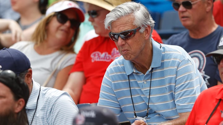 Dave Dombrowski and the Phillies have only a couple more roster decisions to make before Thursday's Opening Day. Dave Dombrowski and the Phillies have only a couple more roster decisions to make before Thursday's Opening Day.
