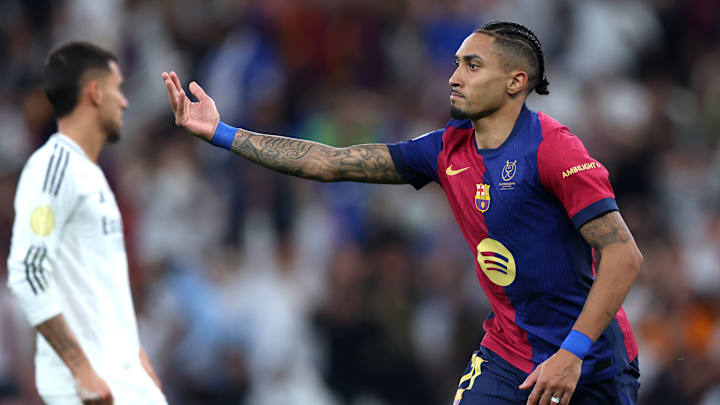 Raphinha es clave en el ataque del Barça