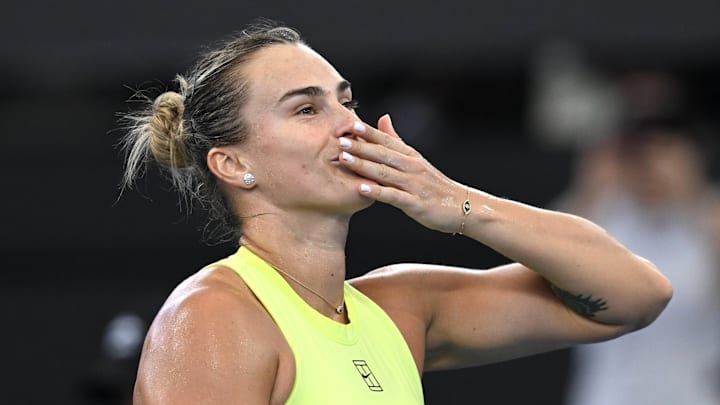 Aryna Sabalenka explained the inspiration for her Australian Open kit. Aryna Sabalenka explained the inspiration for her Australian Open kit.