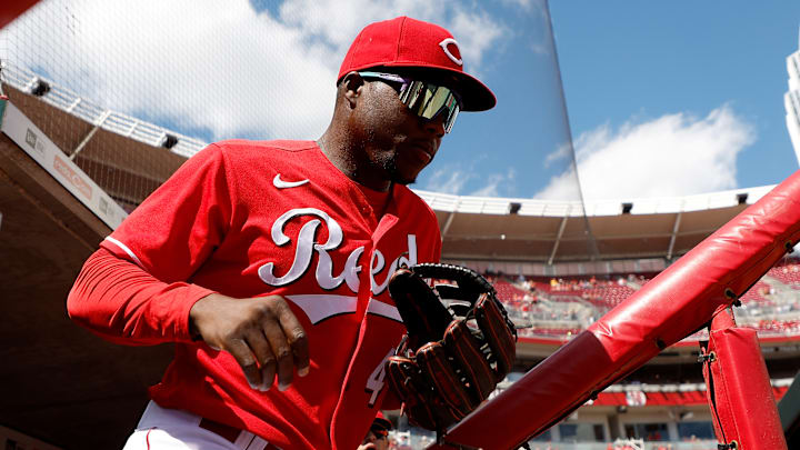 Cincinnati Reds outfielder Aristides Aquino