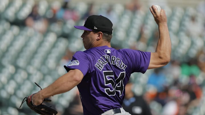 Colorado Rockies Relief Pitcher Seth Halvorsen