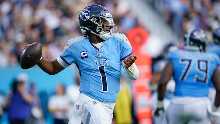 The Titans selected Cam Ward with the No. 1 pick in the 2025 NFL draft. 