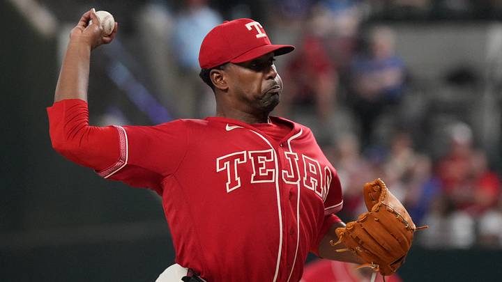 Texas Rangers pitcher Kumar Rocker. Credit: Raymond Carlin III-Imagn Images Texas Rangers pitcher Kumar Rocker. Credit: Raymond Carlin III-Imagn Images