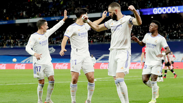 Le Real Madrid de Karim Benzema pourrait prendre le large au classement de Liga, en battant l'Atletico.