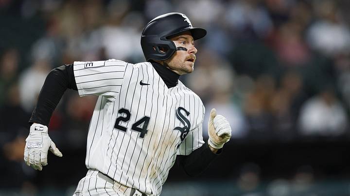 May 13, 2026; Chicago, Illinois, USA; Chicago White Sox right fielder Jarred Kelenic (24) runs after hitting a two-run double against the Kansas City Royals during the fifth inning at Rate Field. Mandatory Credit: Kamil Krzaczynski-Imagn Images May 13, 2026; Chicago, Illinois, USA; Chicago White Sox right fielder Jarred Kelenic (24) runs after hitting a two-run double against the Kansas City Royals during the fifth inning at Rate Field. Mandatory Credit: Kamil Krzaczynski-Imagn Images