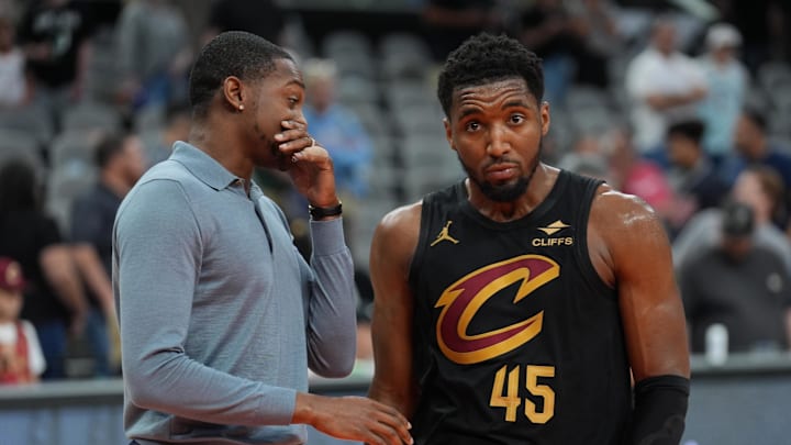 Cleveland Cavaliers guard Donovan Mitchell.