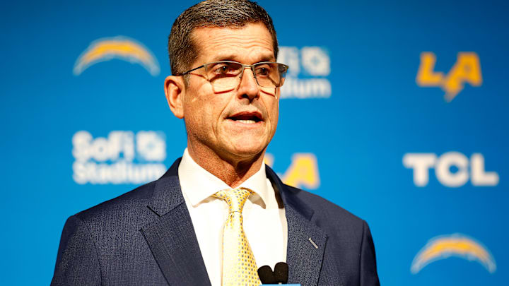 Los Angeles Chargers Introduce Jim Harbaugh As Head Coach