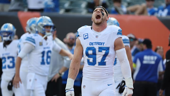 Detroit Lions defensive end Aidan Hutchinson signed a four-year $180 million extension. 