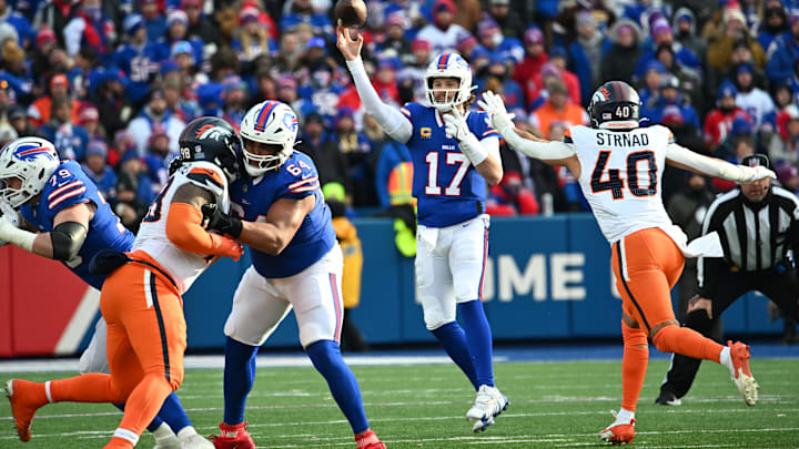Josh Allen and the Buffalo Bills beat the Denver Broncos in the divisional round of the NFL playoffs.