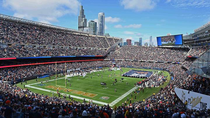 Sep 25, 2022; Chicago, Illinois, USA; A general view of Soldier Field before a game between the Chicago Bears and the Houston Texans. Chicago defeated Houston 23-20. Mandatory Credit: Jamie Sabau-Imagn Images Sep 25, 2022; Chicago, Illinois, USA; A general view of Soldier Field before a game between the Chicago Bears and the Houston Texans. Chicago defeated Houston 23-20. Mandatory Credit: Jamie Sabau-Imagn Images