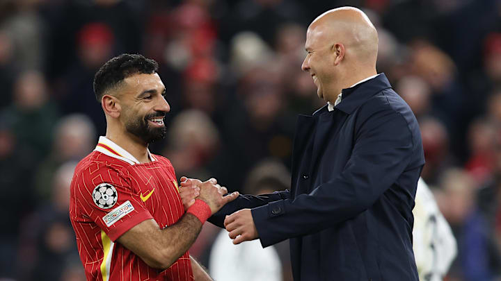 It's been all smiles for Mohamed Salah and Arne Slot at Liverpool this season