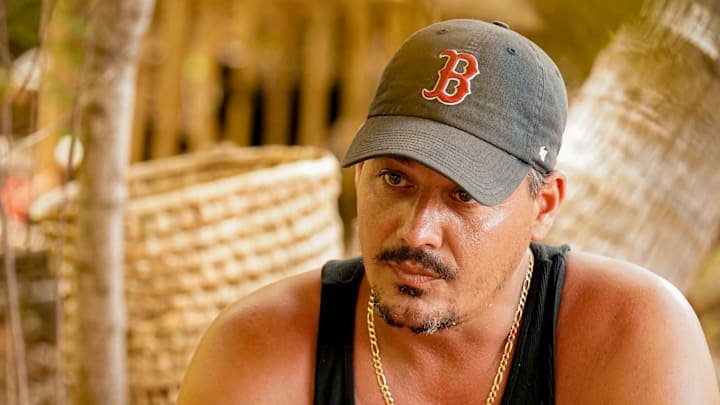 Boston Rob Mariano on the fourth episode of SURVIVOR: Island of Idols. Photo: Robert Voets/CBS Entertainment ©2019 CBS Broadcasting, Inc. All Rights Reserved.