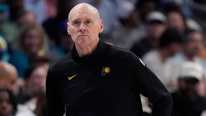 Apr 3, 2026; Charlotte, North Carolina, USA; Indiana Pacers Head Coach Rick Carlisle watches his offense during the second quarter against the Charlotte Hornets at Spectrum Center. Mandatory Credit: Jim Dedmon-Imagn Images Apr 3, 2026; Charlotte, North Carolina, USA; Indiana Pacers Head Coach Rick Carlisle watches his offense during the second quarter against the Charlotte Hornets at Spectrum Center. Mandatory Credit: Jim Dedmon-Imagn Images
