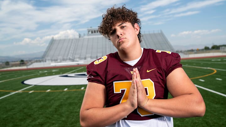 Windsor's Deacon Schmitt poses for a picture during The Coloradoan's football Media Day on Tuesday, Aug. 6, 2024 at PSD Stadium in Timnath, Colo.