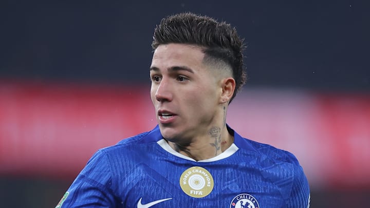 Enzo Fernandez, Arsenal v Chelsea - Carabao Cup Semi Final Second Leg