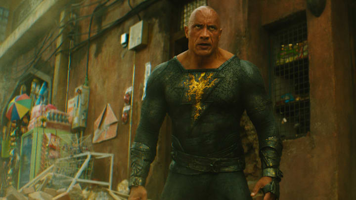 DWAYNE JOHNSON as Black Adam in “BLACK ADAM,”