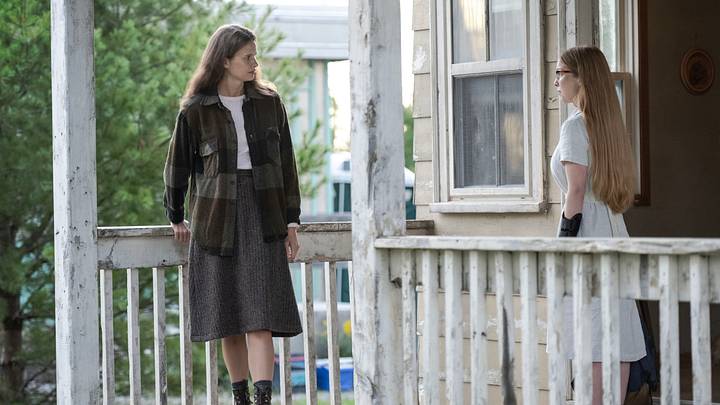 Avery Konrad as Sara Myers, Julia Doyle as Sophia in FROM Season 4 Episode 408. Courtesy Chris Reardon/MGM+ Avery Konrad as Sara Myers, Julia Doyle as Sophia in FROM Season 4 Episode 408. Courtesy Chris Reardon/MGM+