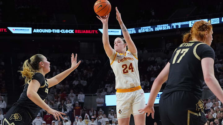 Addy Brown and Iowa State travel to Baylor on Saturday afternoon.