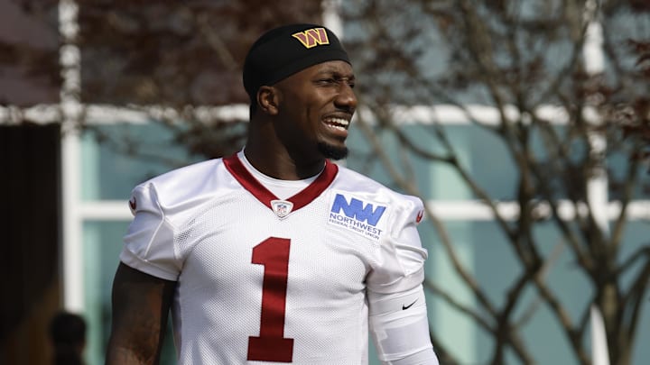 Washington Commanders wide receiver Deebo Samuel Sr. (1). Washington Commanders wide receiver Deebo Samuel Sr. (1).