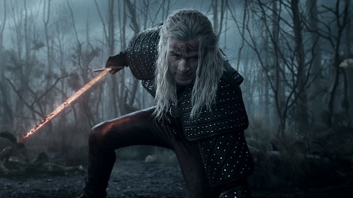 Liam Hemsworth as Geralt of Rivia in The Witcher season 4. 