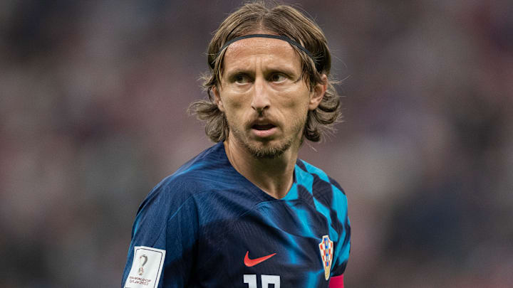 Cela devrait être le dernier match en Coupe du monde de Luka Modric. Cela devrait être le dernier match en Coupe du monde de Luka Modric.