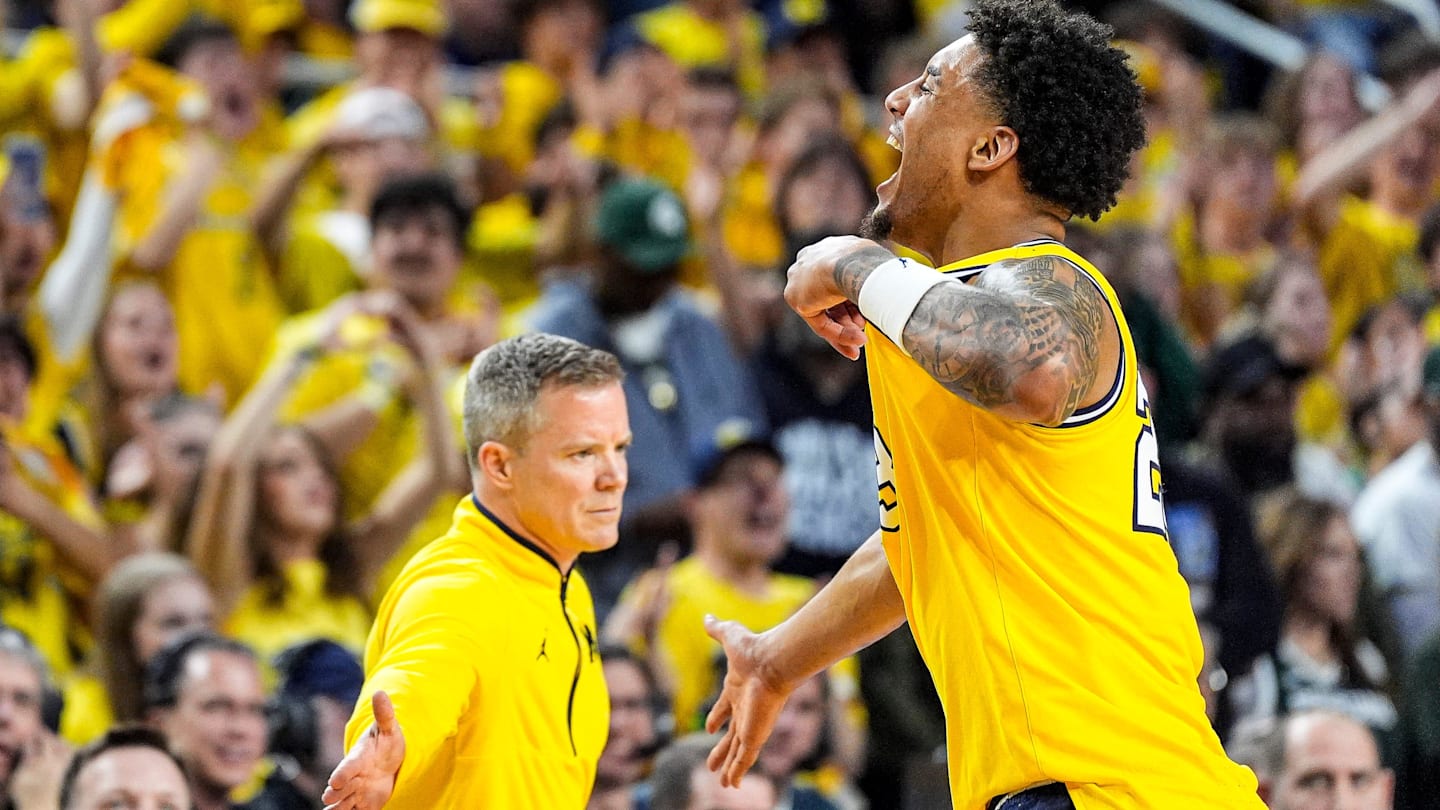 Michigan's Dusty May, Yaxel Lendeborg React to Being Named Big Ten COY, POY