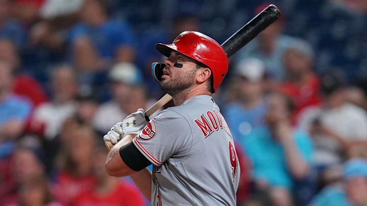 Mike Moustakas struggled while playing multiple positions.