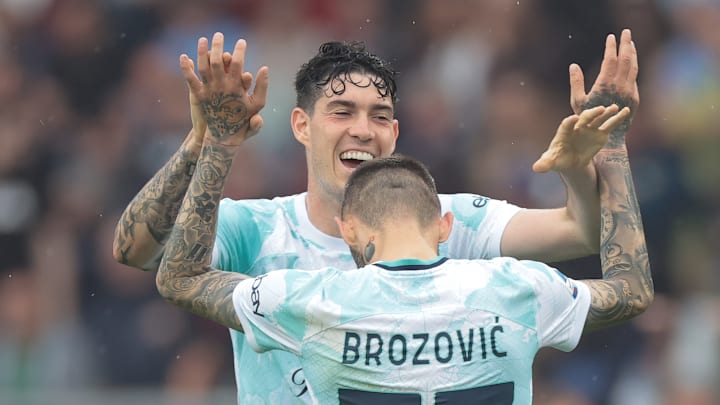 Marcelo Brozovic y Alessandro Bastoni