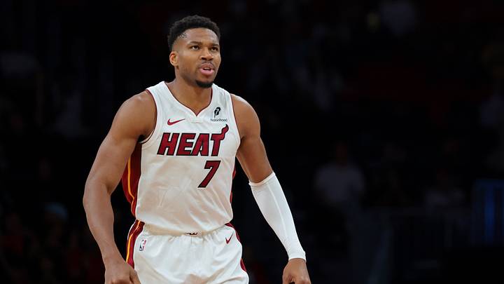 Miami Heat forward Giannis Antetokounmpo is a solid prop target on Wednesday. Miami Heat forward Giannis Antetokounmpo is a solid prop target on Wednesday.