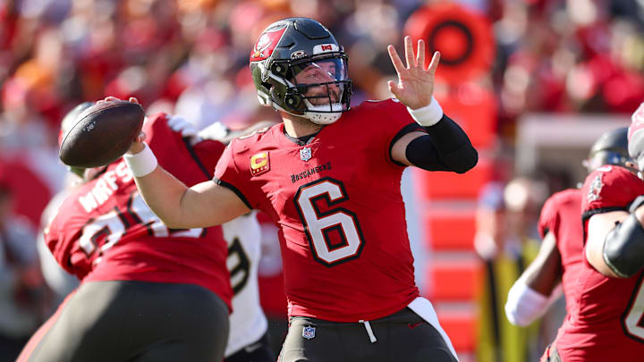 The Bucs are favored by three points in the wild card round.