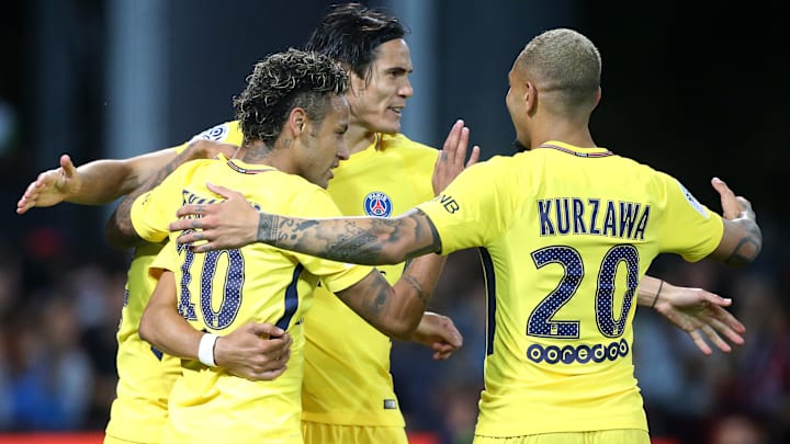 Brasileiro estreou em agosto de 2017 ao lado de nomes como Cavani e Kurzawa