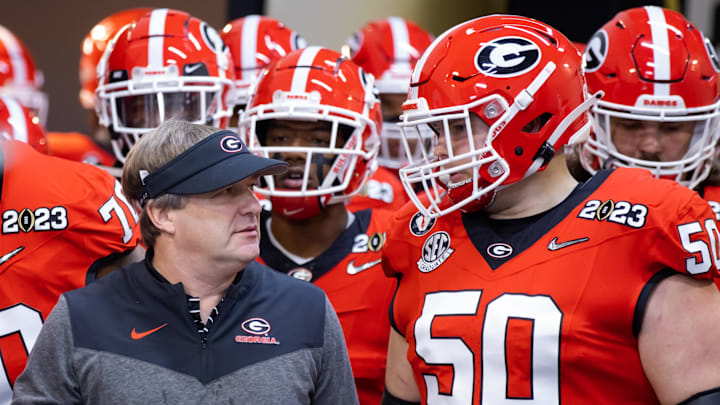 Georgia Bulldogs head coach Kirby Smart