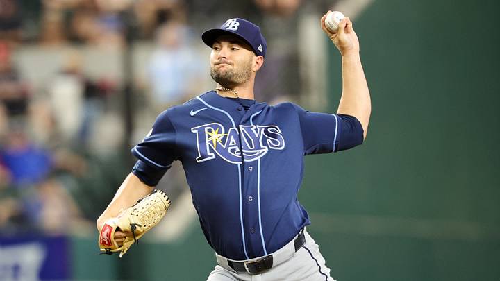 Sep 3, 2026; Arlington, Texas, USA; Tampa Bay Rays pitcher Shane McClanahan (18) throws during the first inning against the Texas Rangers at Globe Life Field. Mandatory Credit: Kevin Jairaj-Imagn Images Sep 3, 2026; Arlington, Texas, USA; Tampa Bay Rays pitcher Shane McClanahan (18) throws during the first inning against the Texas Rangers at Globe Life Field. Mandatory Credit: Kevin Jairaj-Imagn Images
