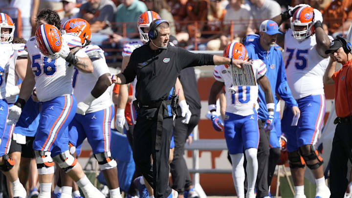 The Gators drop to 4–5 this season after losing in blowout fashion to Texas.