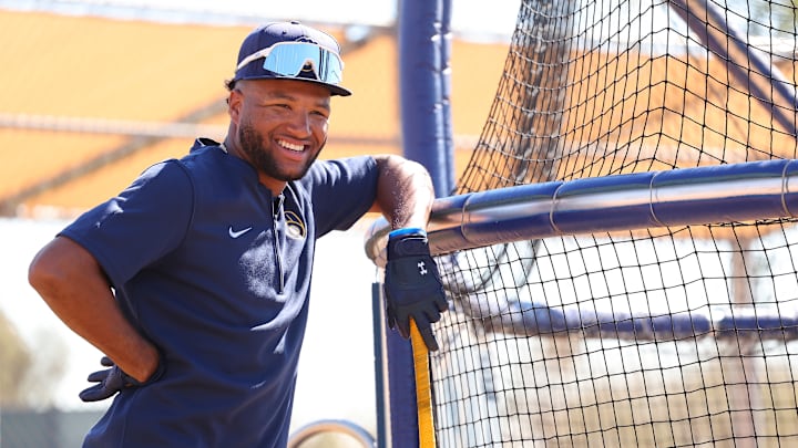 Jackson Chourio debutó en la MLB el 29 de marzo de 2024 con los Milwaukee Brewers