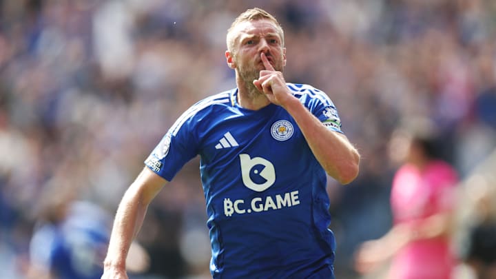 Jamie Vardy ne compte pas s'arrêter là. Jamie Vardy ne compte pas s'arrêter là.